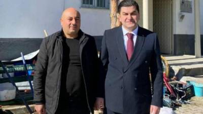 Ortaköy’de Madeni ve Marangozlar Odası Başkanı Yılmaz Eğritaş’a ziyaret gerçekleştirildi.