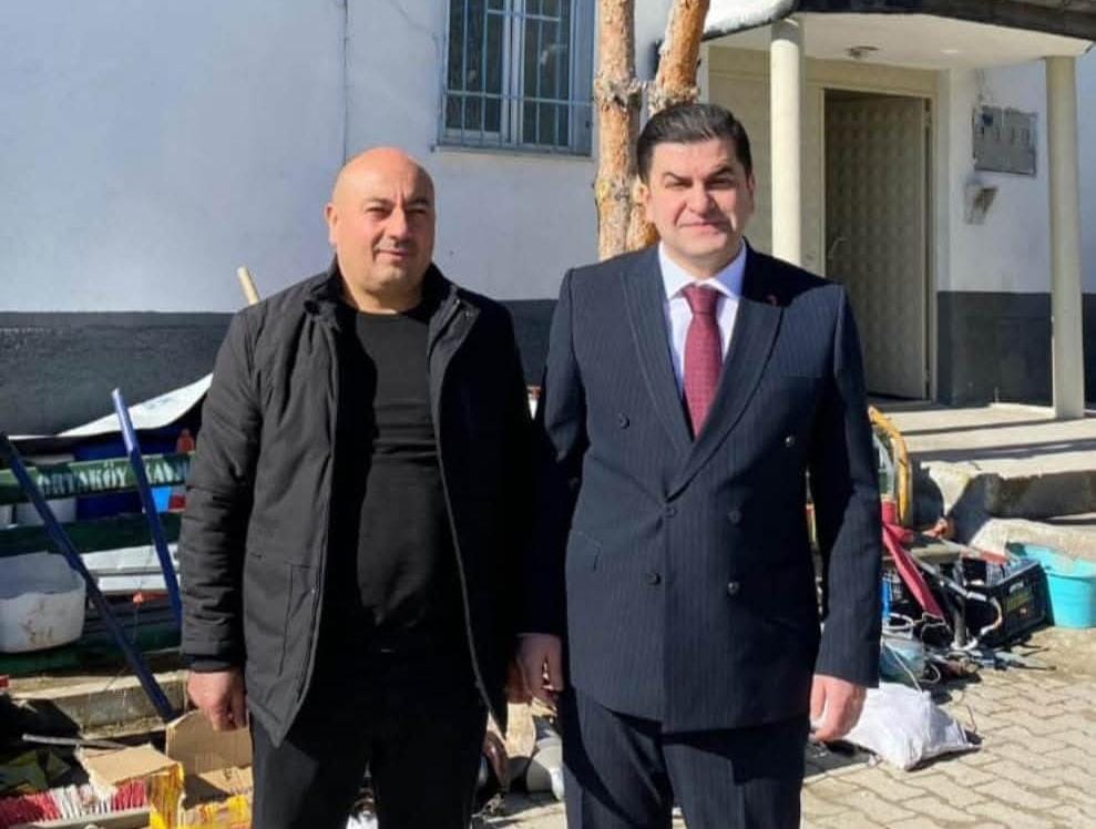 Ortaköy’de Madeni ve Marangozlar Odası Başkanı Yılmaz Eğritaş’a ziyaret gerçekleştirildi.
