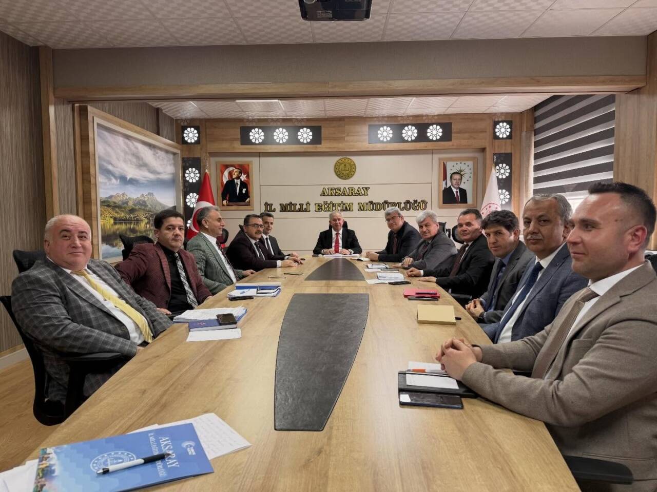 Aksaray İl Millî Eğitim Müdürü Metin Alpaslan başkanlığında yapılan değerlendirme