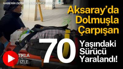 Aksaray’ın Sultanhanı ilçesi Koyuncu Mahallesi’nde dolmuş ile motosikletin çarpıştığı kazada