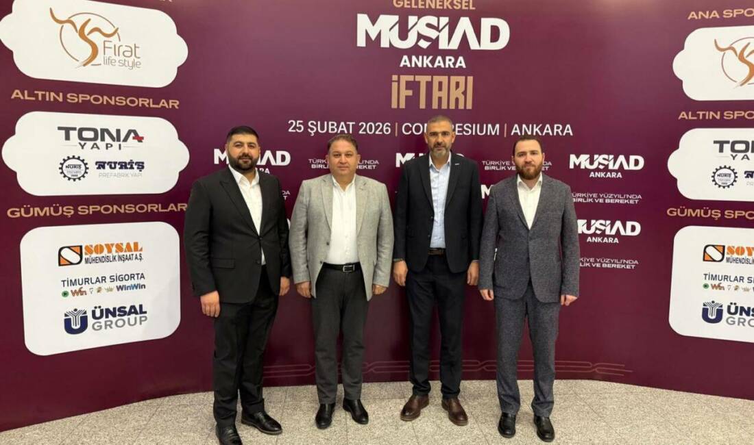 Cumhurbaşkanı Yardımcısı Cevdet Yılmaz’ın da yer aldığı MÜSİAD Ankara iftar