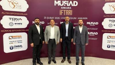 Cumhurbaşkanı Yardımcısı Cevdet Yılmaz’ın da yer aldığı MÜSİAD Ankara iftar