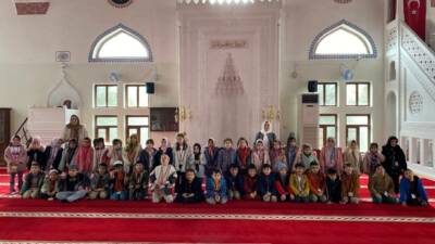Vilayetler Hizmet Birliği Anaokulu öğrencileri, düzenlenen etkinlik kapsamında Cemaleddin Aksarayi