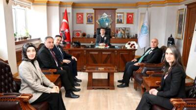 Vergi Haftası kapsamında Aksaray Defterdarı Naci Günaydın, Belediye Başkanı Dr.