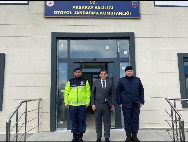 Ortaköy Kaymakamı Ahmet Karatepe, Ankara-Nevşehir güzergâhında görev yapan Otoyol Jandarma