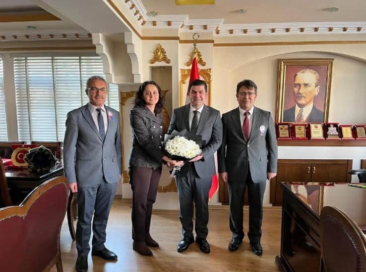 Vergi Haftası dolayısıyla Vergi Dairesi Müdürü Erdal Er ve beraberindeki