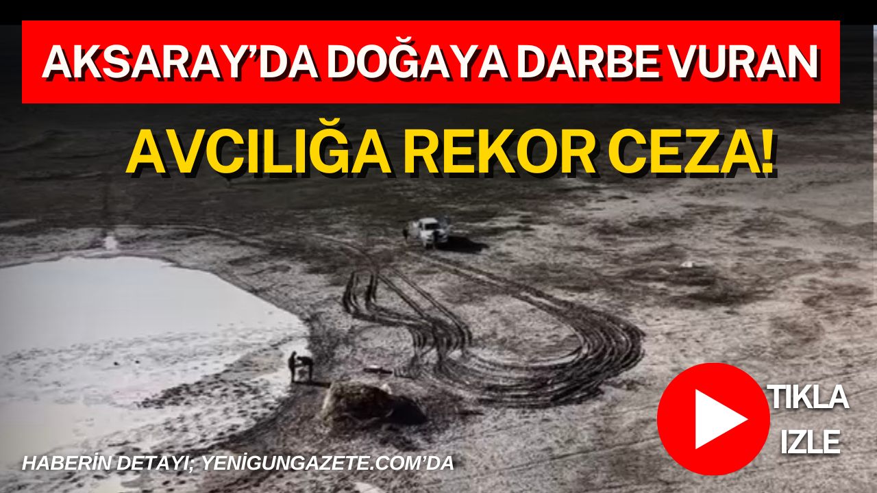 Denetimlerde yasa dışı avlandığı belirlenen iki kişiye idari ve tazminat