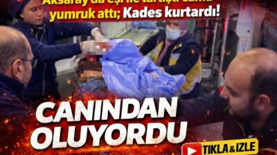 Eşi ile tartışan genç adam evin camına yumruk atarak ağır