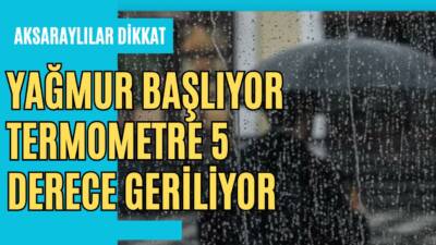 Aksaray ve ilçelerinde parçalı ve çok bulutlu hava beklenirken, aralıklı