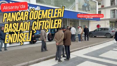 Eskil, Sultanhanı, Eşmekaya ve Yenikent’te çiftçilere 2025 yılı pancar bedelleri