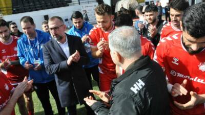 Aksaray Valisi Murat Duru, göreve başladıktan sonra ilk kez Aksarayspor