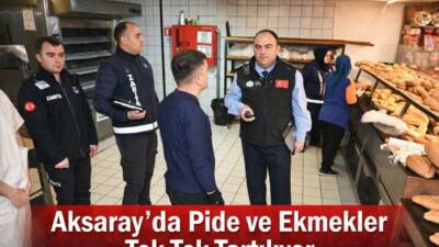 Aksaray Belediyesi Zabıta Müdürlüğü ekipleri, Ramazan ayı boyunca fırın ve