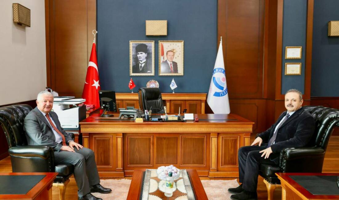 Aksaray Valisi Murat Duru, Aksaray Üniversitesi (ASÜ) Rektörü Prof. Dr.