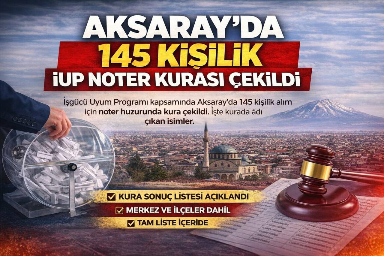 Aksaray’da İŞKUR ile İl Müftülüğü iş birliğinde yürütülecek 145 kişilik