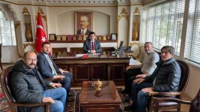 Ortaköy Spor Kulübü Başkanı ve yönetim kurulu üyeleri, Ortaköy Kaymakamı