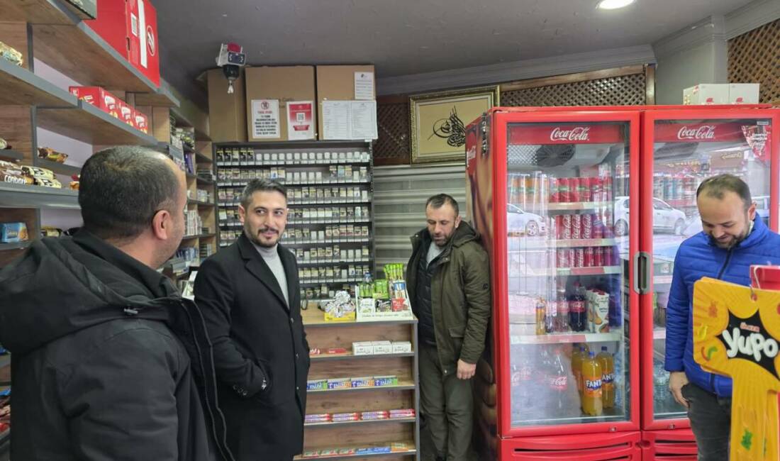 Ortaköy Belediye Başkanı Ahmet Koyuncu, ilçe esnafını ziyaret ederek talep