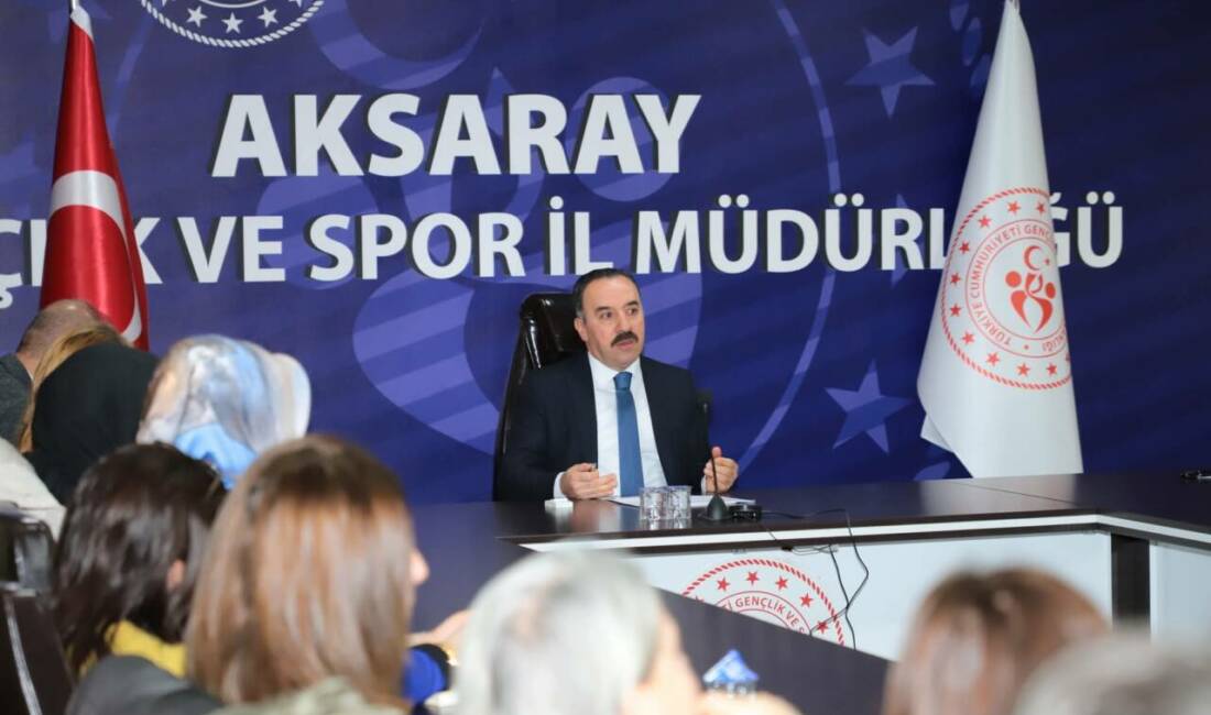 Aksaray Gençlik ve Spor İl Müdürü Aslan Yıldız başkanlığında, ilçe
