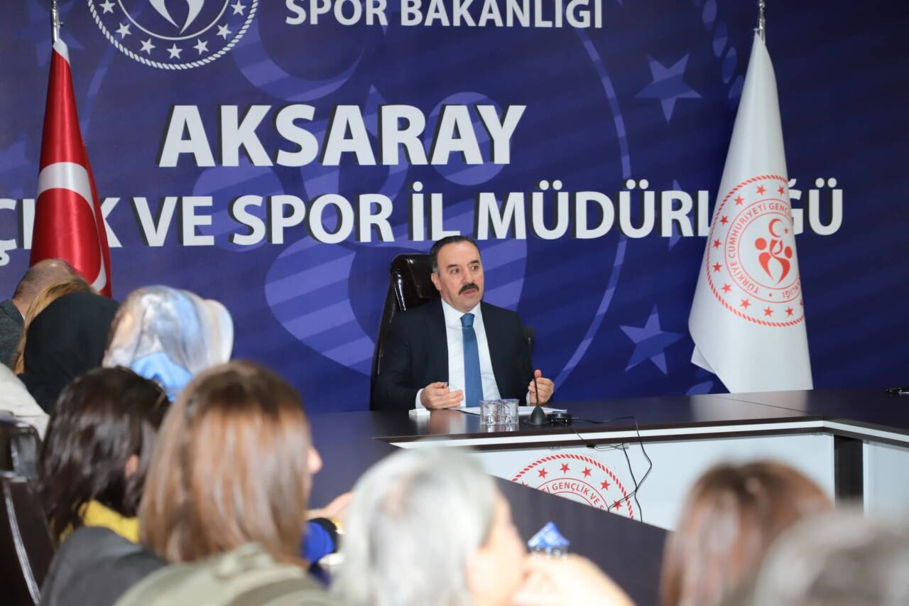 Aksaray Gençlik ve Spor İl Müdürü Aslan Yıldız başkanlığında, ilçe