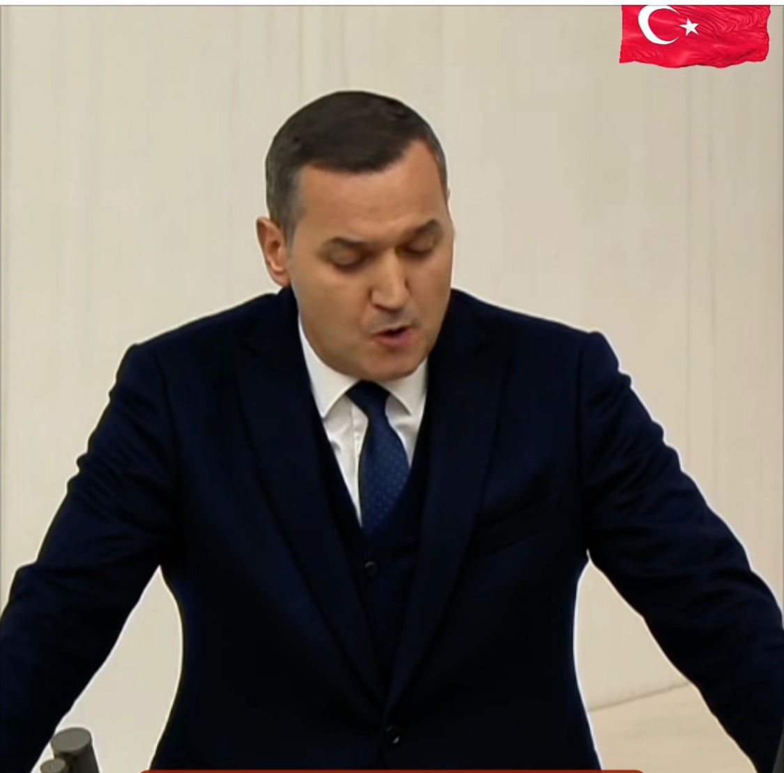 Turan Yaldır, Meclis’te yaptığı konuşmada bölgesel gelişmeler üzerinden “iç tehdit”