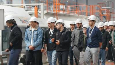 Makine topluluğu öğrencileri, Kuzeyboru fabrikasında üretim süreçlerini yakından gördü; yetkililerden