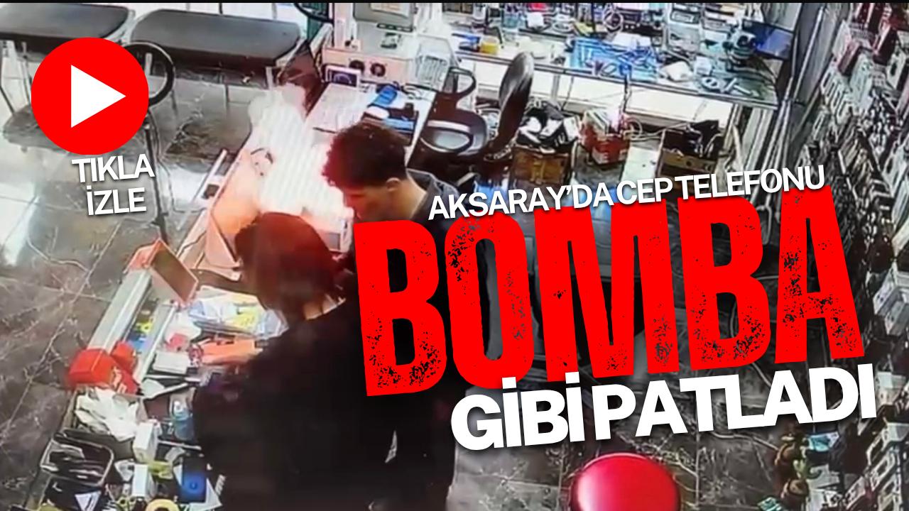 Taşpazar Mahallesi’nde bir cep telefonu tamiri sırasında meydana gelen patlamada