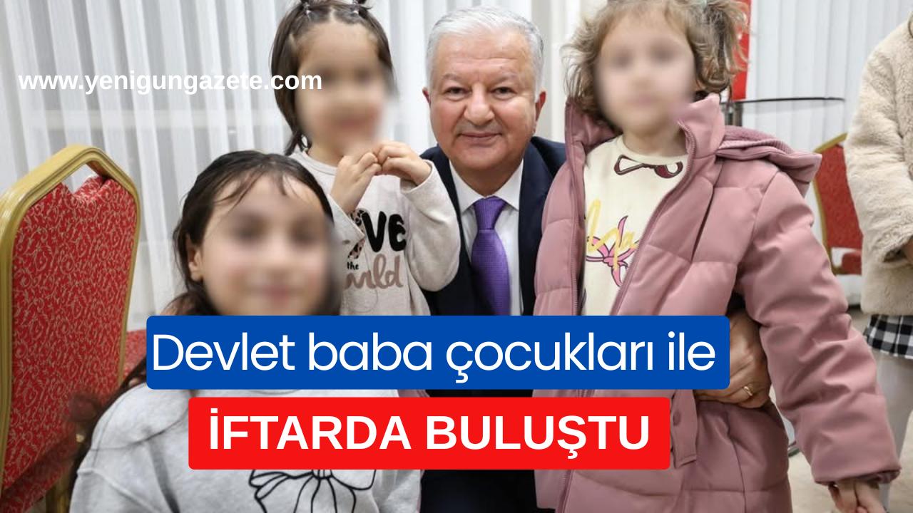 Dünya Yetimler Günü kapsamında düzenlenen iftar programında Aksaray Valisi Murat
