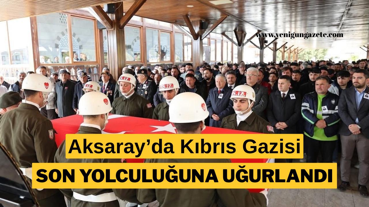 Cuma namazının ardından düzenlenen askeri törenle uğurlanan Kıbrıs Gazisi Bilal
