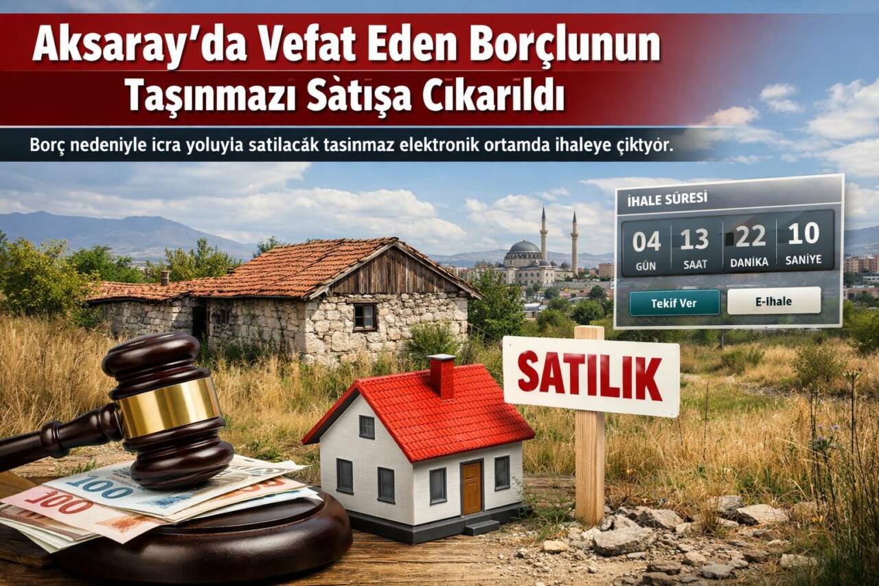 İcra takibi kesinleştikten sonra vefat ettiği belirlenen borçluya ait taşınmaz,
