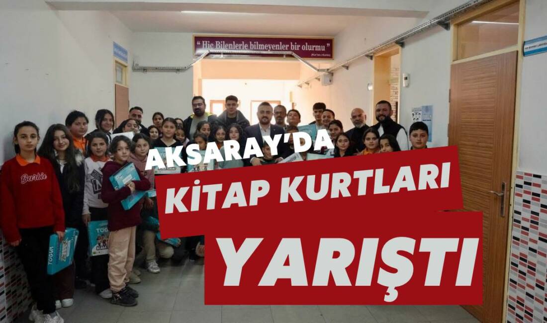 TÜGVA Aksaray tarafından düzenlenen “Kitap Kurtları Yarışıyor” programı, yoğun katılım