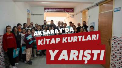 TÜGVA Aksaray tarafından düzenlenen “Kitap Kurtları Yarışıyor” programı, yoğun katılım