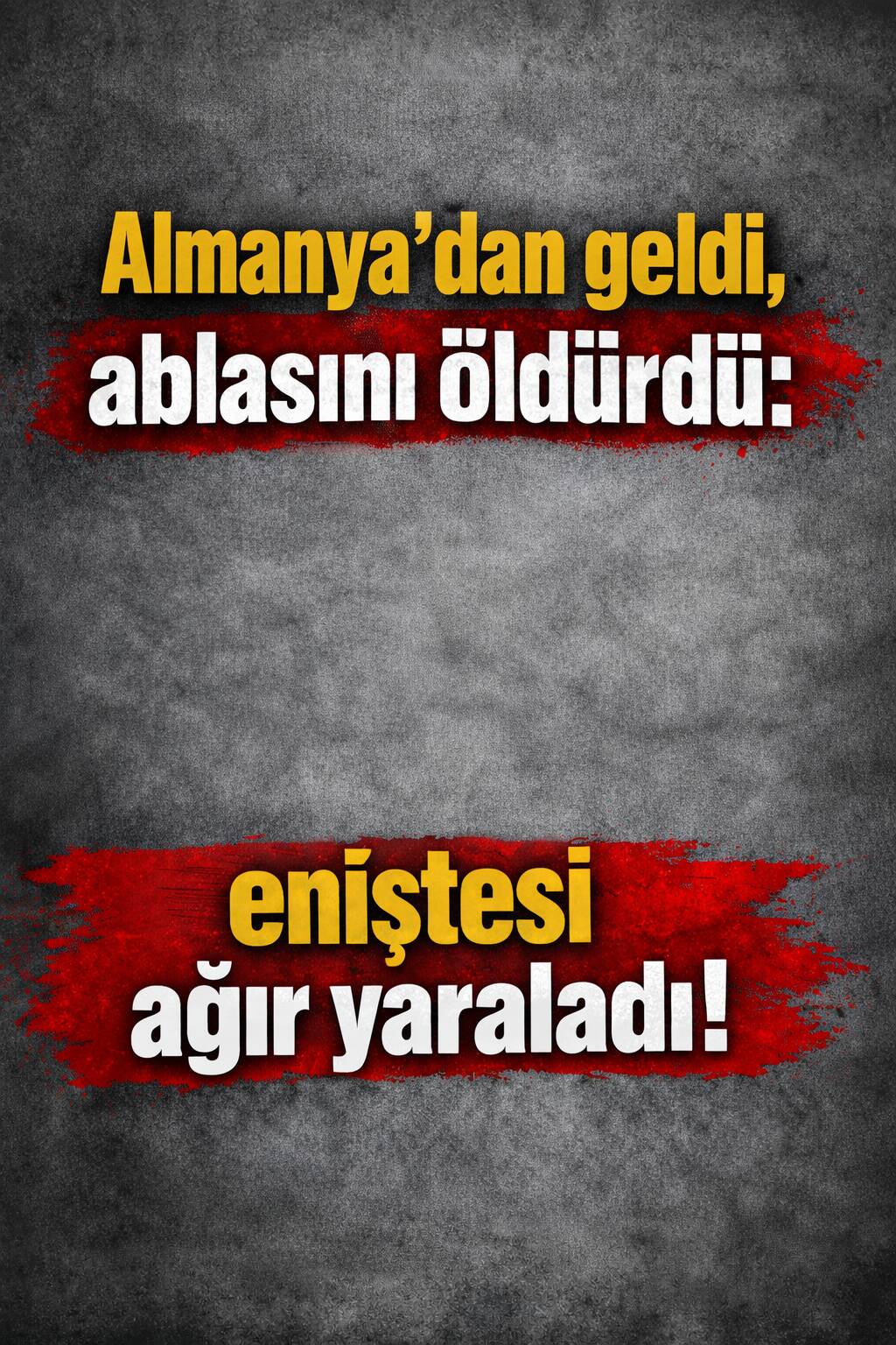 İzmir'de arsa anlaşmazlığı nedeniyle Almanya'dan gelerek ablasını öldürüp eniştesini ağır