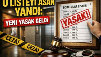KVKK’nın yayımladığı ilke kararıyla apartman ve site yönetimlerinin borç listelerini