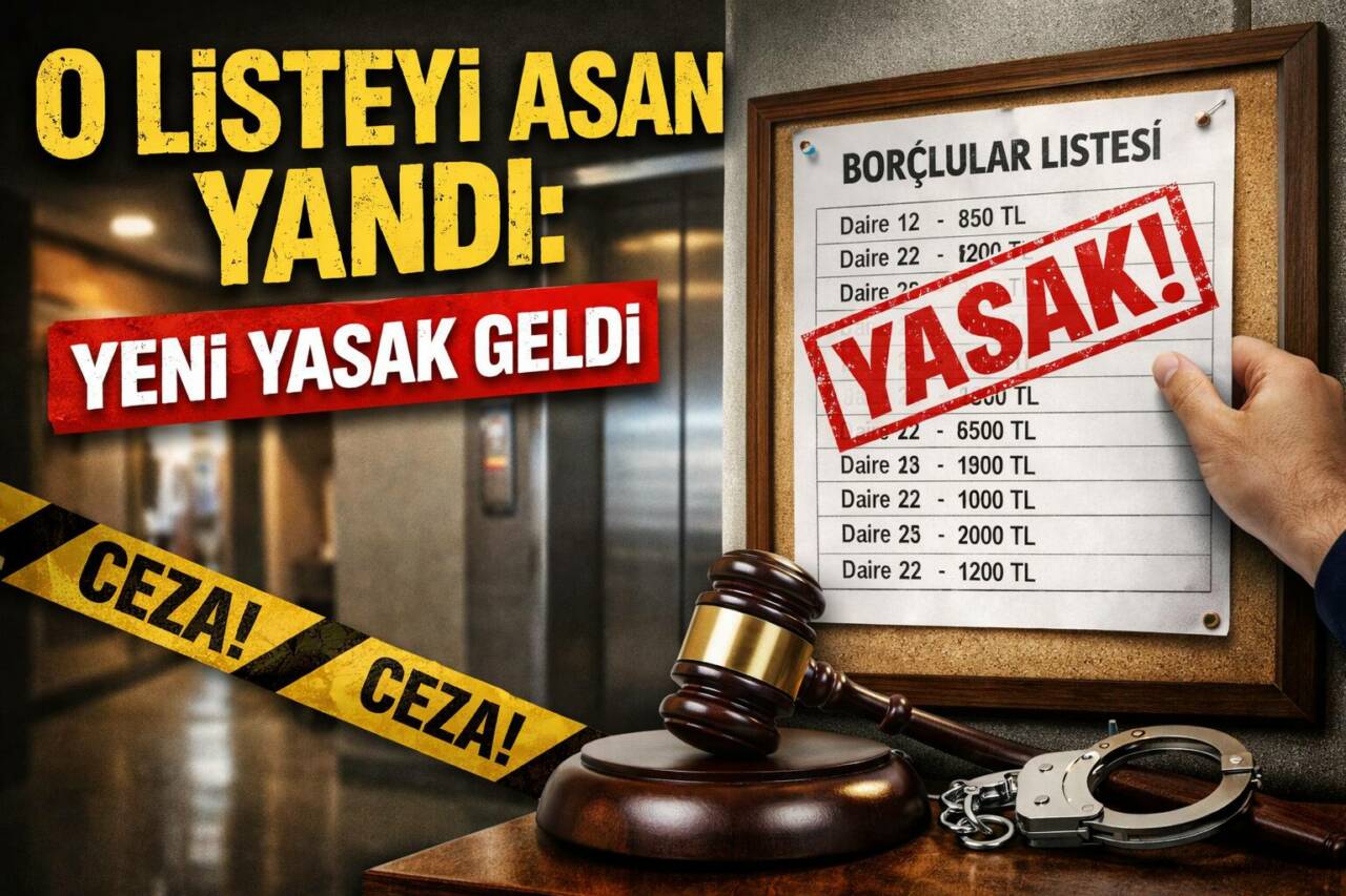 KVKK’nın yayımladığı ilke kararıyla apartman ve site yönetimlerinin borç listelerini