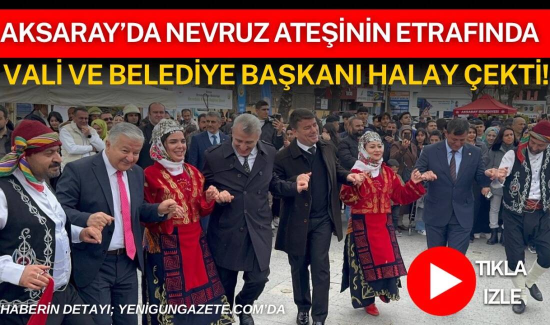 15 Temmuz Milli İrade Meydanı’nda düzenlenen programda Nevruz ateşi yakıldı,