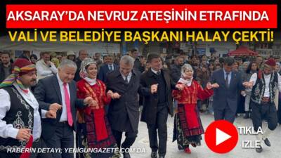 15 Temmuz Milli İrade Meydanı’nda düzenlenen programda Nevruz ateşi yakıldı,