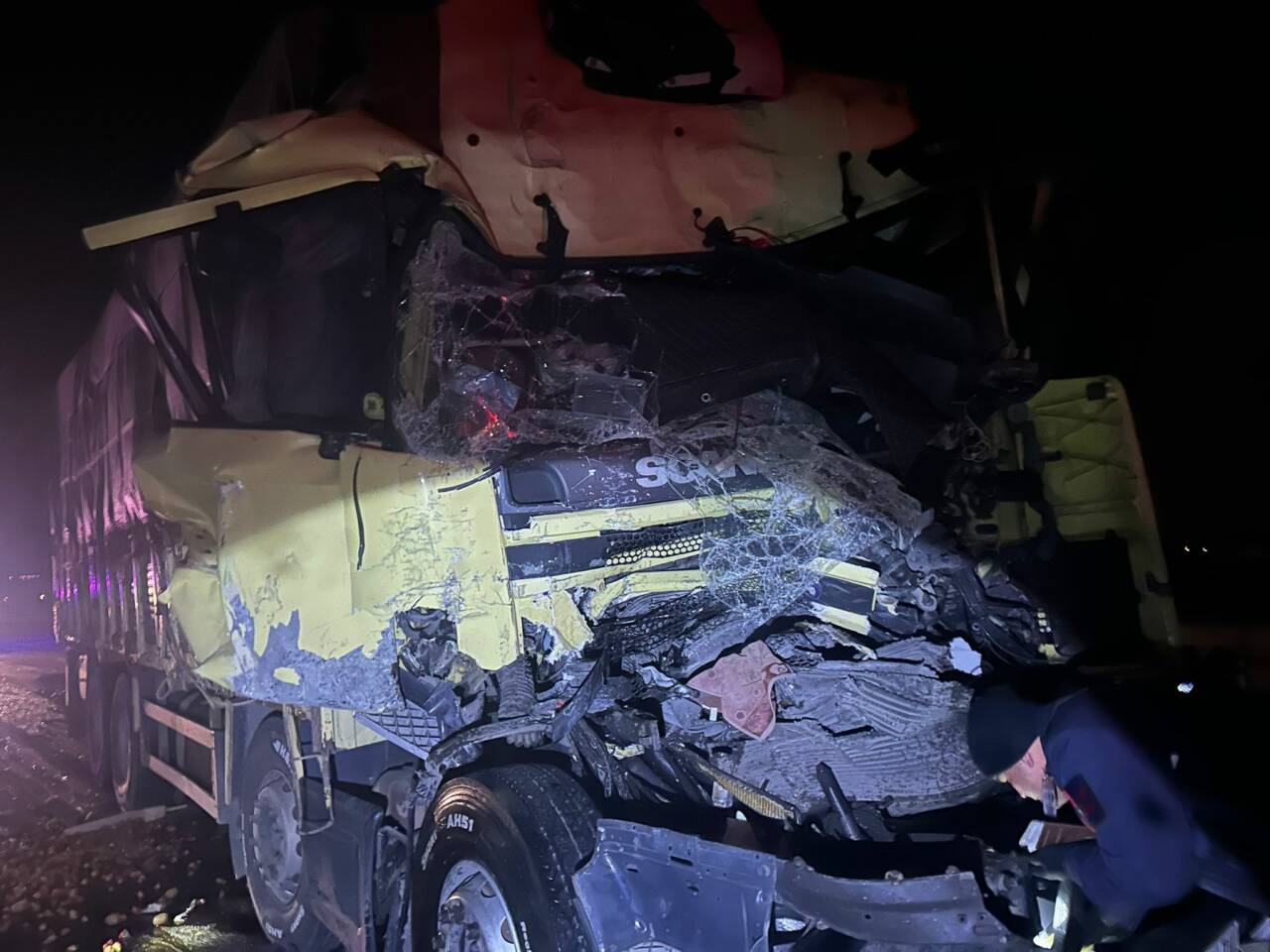 Konya'nın Kulu ilçesinde meydana gelen trafik kazasında 1 kişi yaralandı.