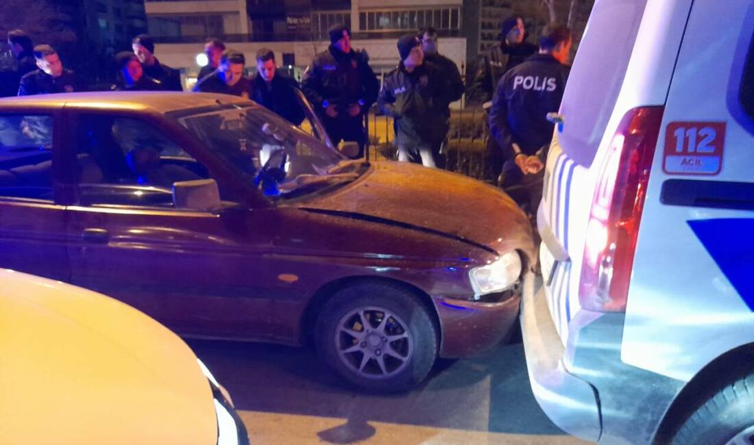 Konya'nın Karatay ilçesinde, gasbettiği araçla kazaya karışan ve tutuklanan şüpheliye