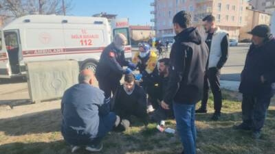 Konya'nın Seydişehir ilçesinde meydana gelen trafik kazasında 2 kişi yaralandı.