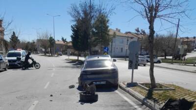 Beyşehir ilçesindeki trafik kazasında 2 kişi yaralandı.