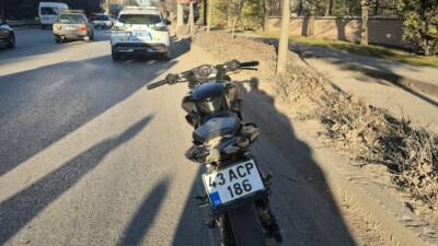 , Eskişehir'in Odunpazarı ilçesinde kazaya karışan ehliyetsiz motosiklet sürücüsüne 200
