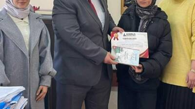 Ağaçören’de düzenlenen “Aydınlık Yarınlara” kitap okuma yarışmasında 2. olan Şehit