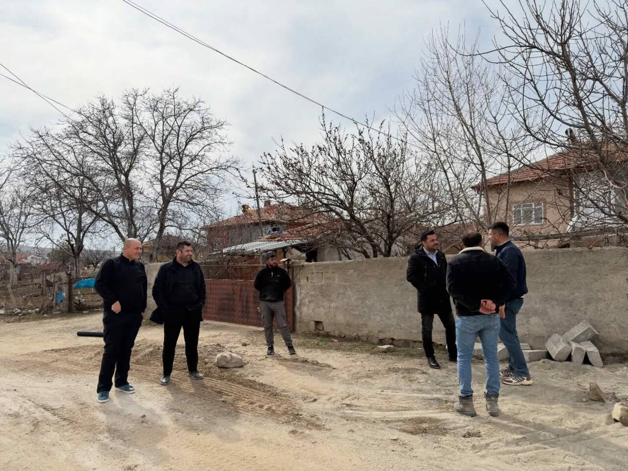 Ağaçören’de yapımı devam eden Vefa Konutları projesi, Belediye Başkanı Kemal