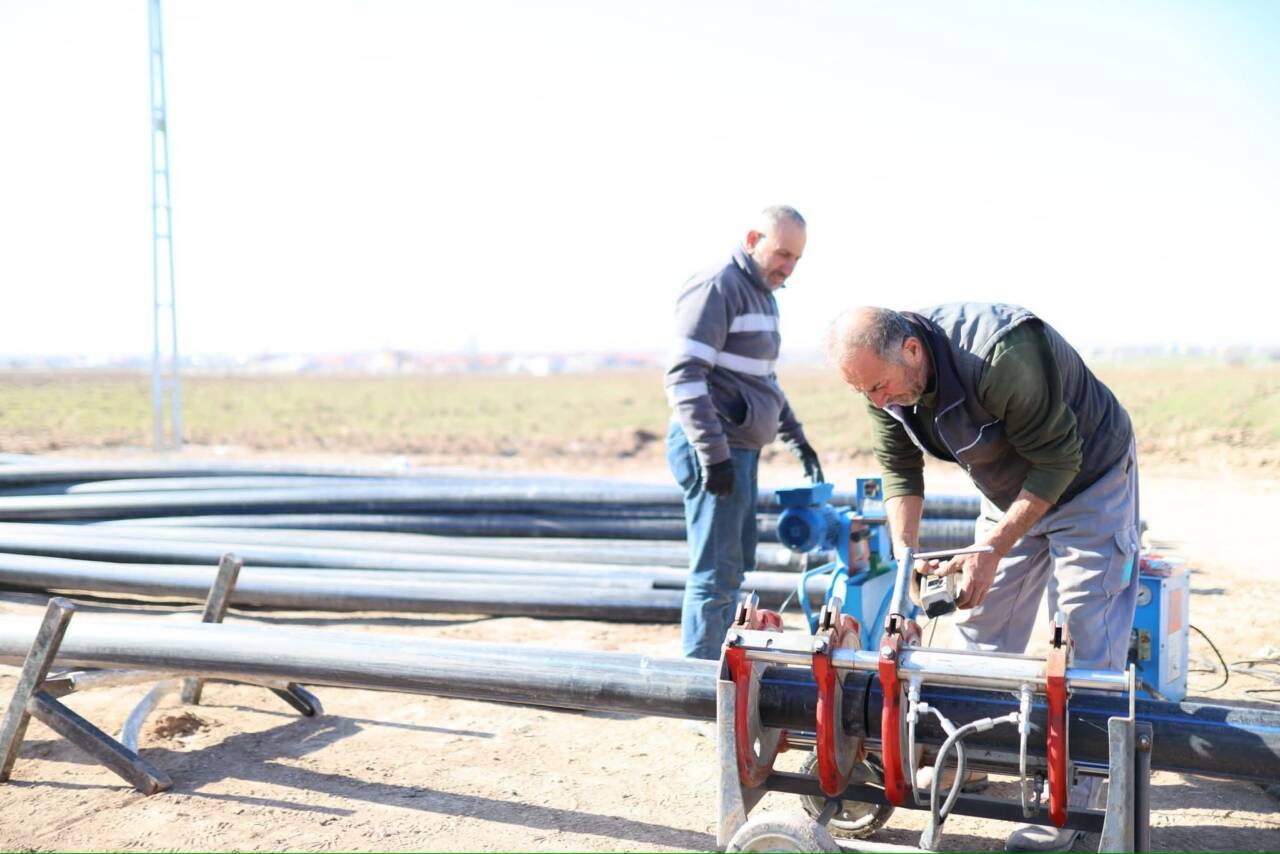 Aksaray Belediyesi ekipleri, Yeni Mahalle’de içme suyu altyapısını güçlendirmek amacıyla