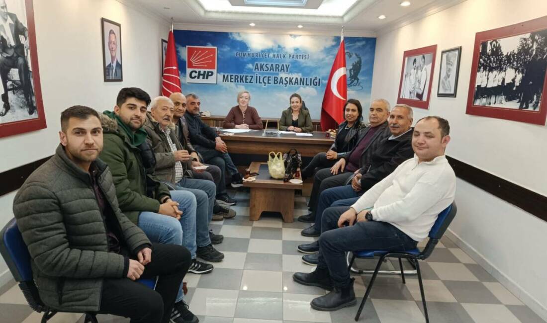 CHP Aksaray Merkez İlçe Yönetim Kurulu toplantısı gerçekleştirildi. Toplantıda siyasi