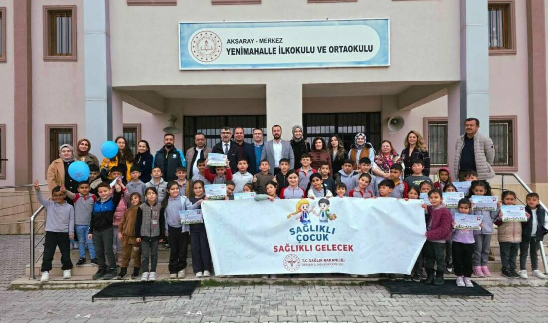 Aksaray’da düzenlenen “Sağlıklı Çocuk, Sağlıklı Gelecek” etkinliğiyle öğrenciler hem bilinçlendi