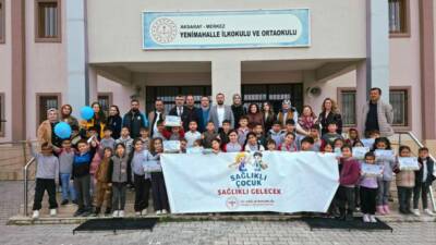 Aksaray’da düzenlenen “Sağlıklı Çocuk, Sağlıklı Gelecek” etkinliğiyle öğrenciler hem bilinçlendi