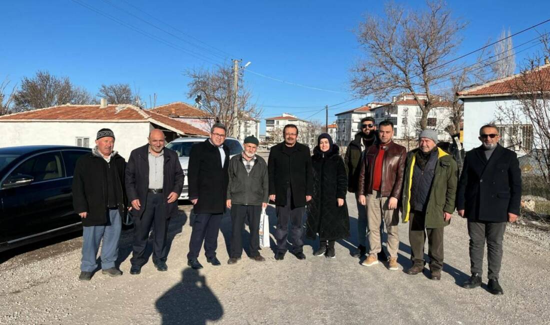 Aksaray’da Ramazan ayı kapsamında Hacılar Harmanı Mahallesi’nde gerçekleştirilen ziyaretlerde vatandaşların