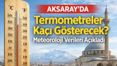 Konya 8. Meteoroloji Bölge Müdürlüğü, Aksaray ve ilçelerinde beklenen hava