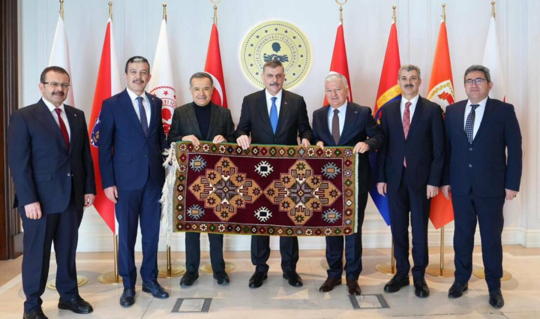Aksaray heyeti Bakan Mustafa Çiftçi’yi ziyaret etti!