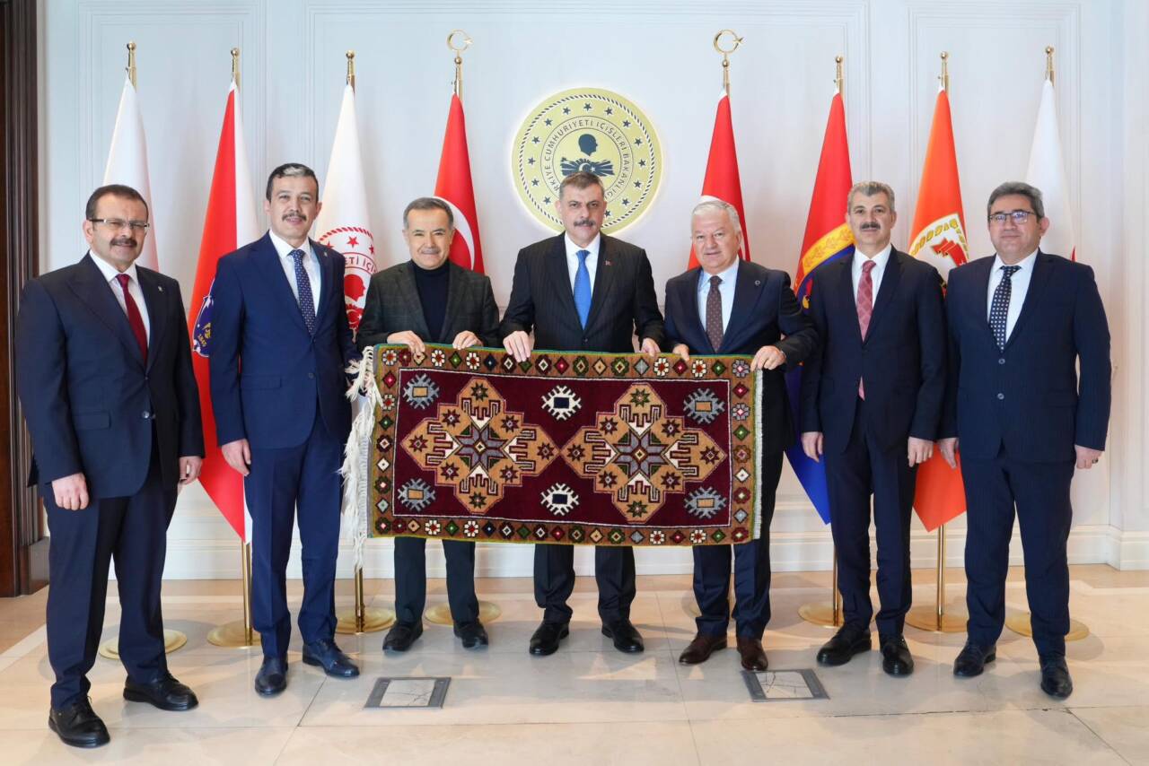 Aksaray heyeti Bakan Mustafa Çiftçi’yi ziyaret etti!